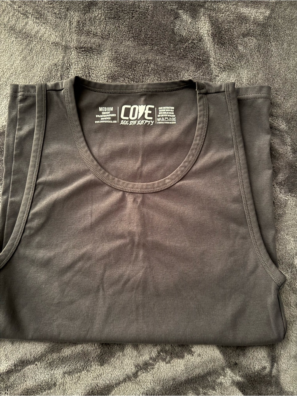 Cove Black Men's Tank Top - Classic Scoop Neck